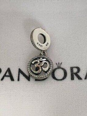 Pandora Om Symbol Charm Sound of the Universe Charm Spiritual Charm